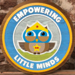 Empowering Little Minds Solid Cedar Wood printed sign