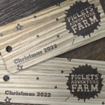 Hanging wooden Tags wooden labels printed