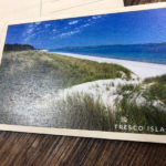 Tresco wooden postcards