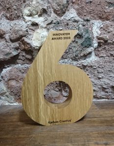 Karbon Creative award trophy