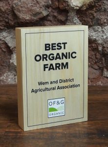 OF & G Best Organic Farm Award