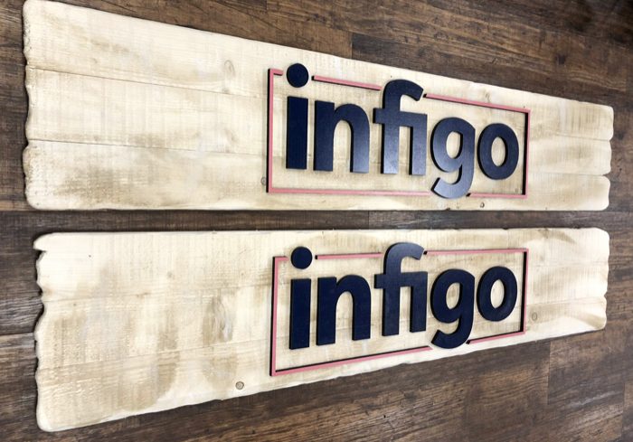 Beach look Infigo trade show Sign