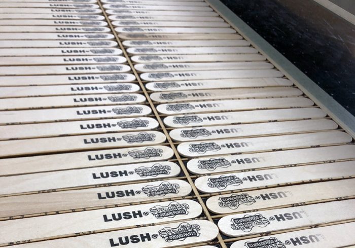 Lush Printed Wooden Sticks