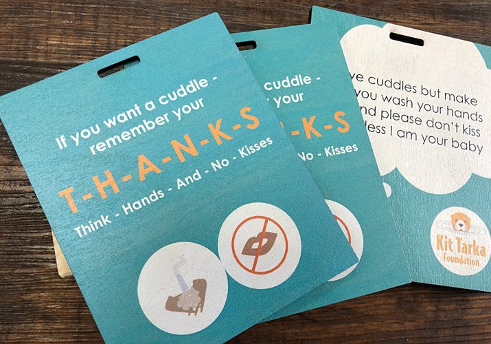 Kit Tarka Wooden printed Tags wooden printed labels